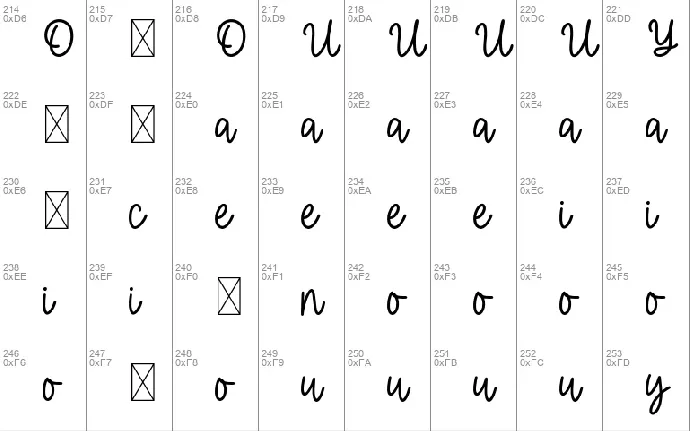 Halmera font