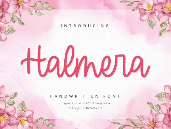 Halmera font