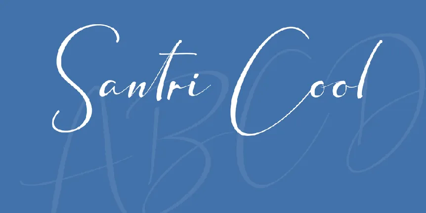 Santri Cool font