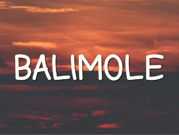 Balimole font