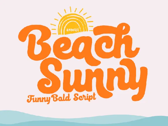 Beach Sunny font