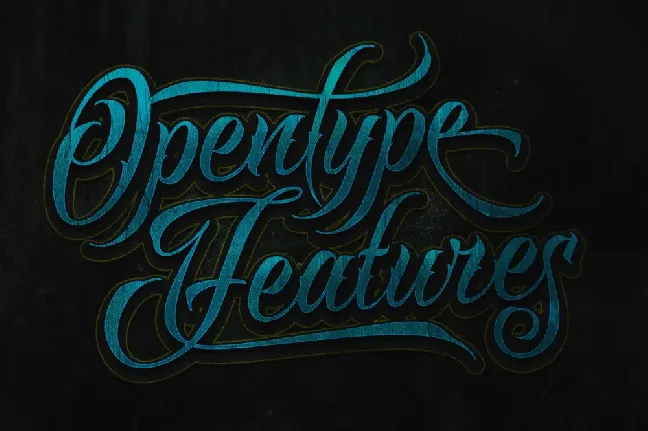 Raven Script DEMO font