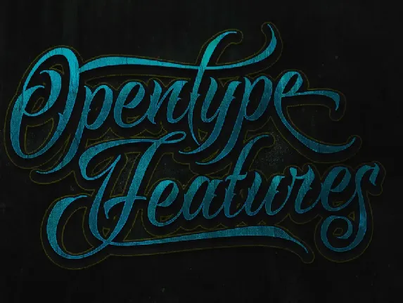 Raven Script DEMO font