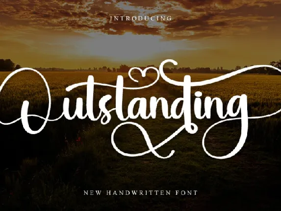 Outstanding font