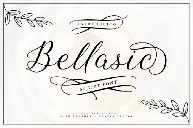 Bellasic Script font