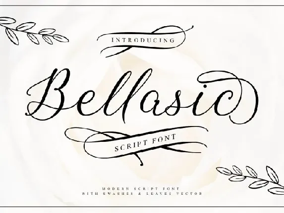 Bellasic Script font