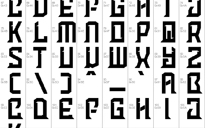 Crosze font