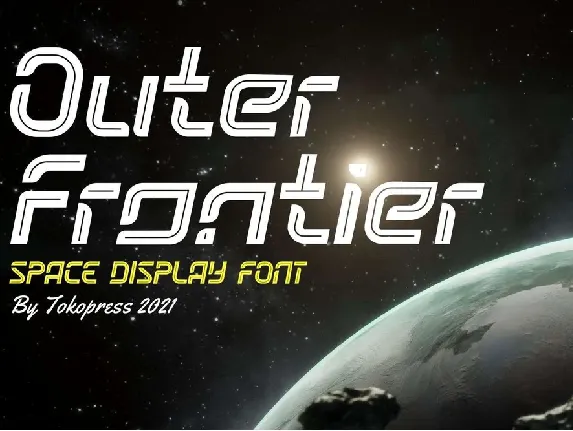 Outer Frontier font