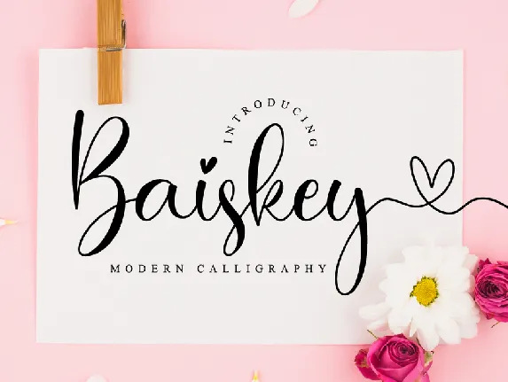 Baiskey font