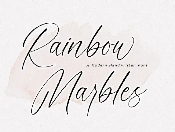 Rainbow Marbles font