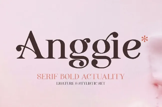 Anggie Display font