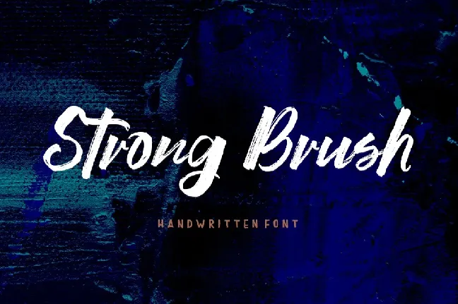 Strong Brush font