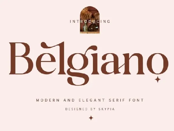 Belgiano Serif font