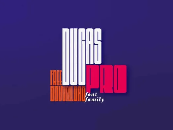 Dugas Pro Display font