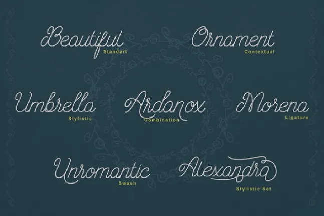 Ariana Script font