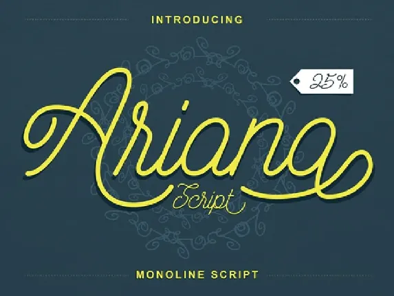 Ariana Script font