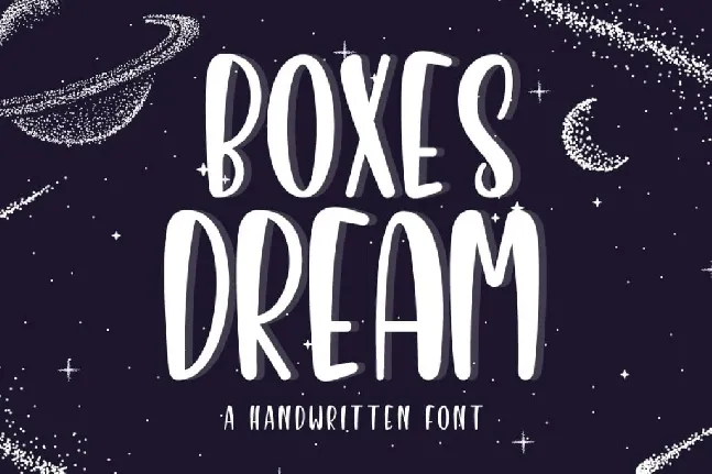 Boxes Dream Personal Use Only font