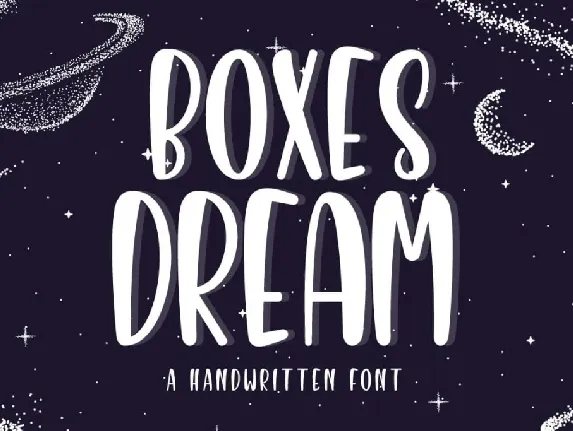 Boxes Dream Personal Use Only font