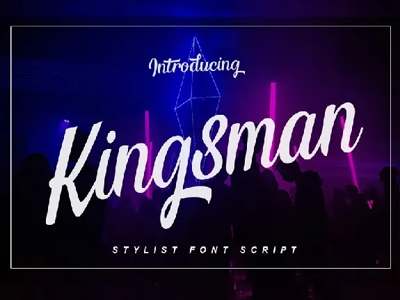 Kingsman Script font