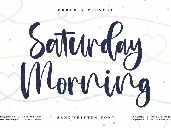 Saturday Morning font