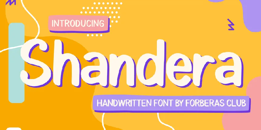 Shandera Demo font