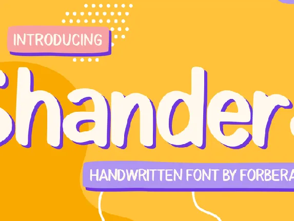 Shandera Demo font