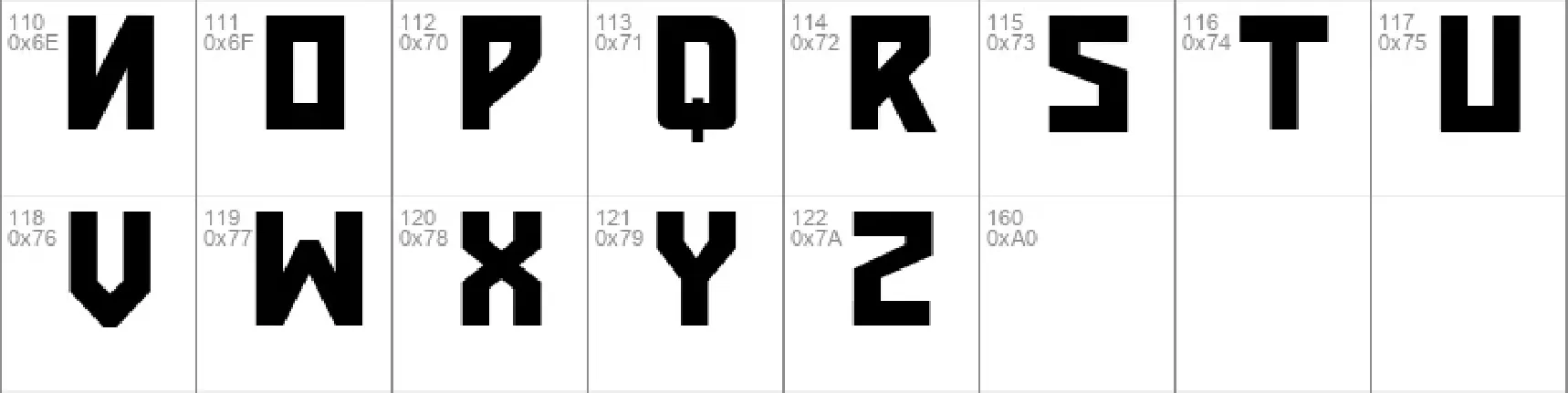 VTKS INSONE font