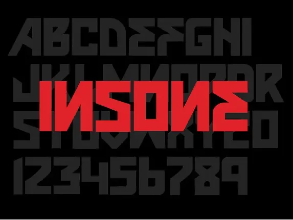 VTKS INSONE font