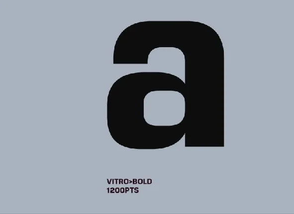 Vitro Family font