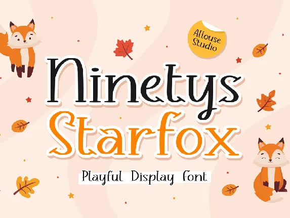 Ninetys Starfox font