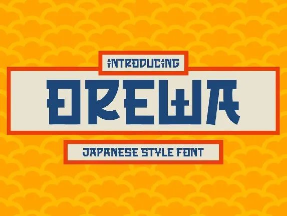 OREWA font