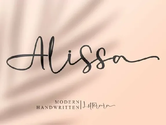 Alissa font