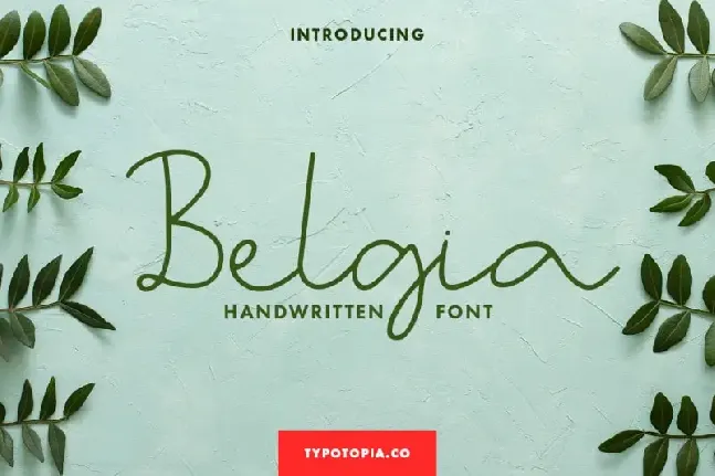 Belgia Handwritten font