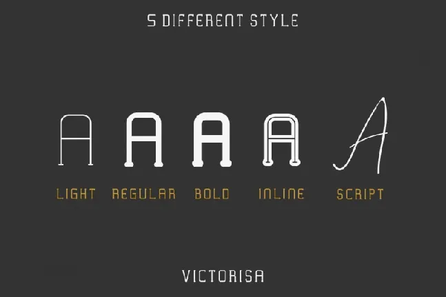 Victorisa Typeface font