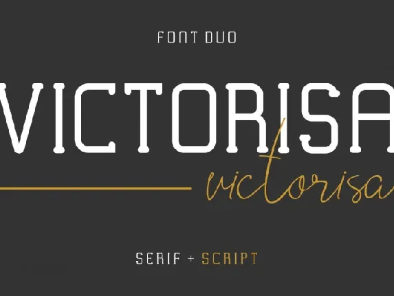 Victorisa Typeface font