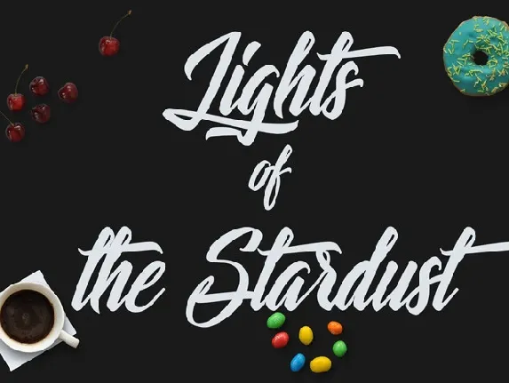 Lights of the Stardust font