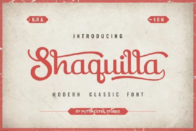 Shaquilla Script font