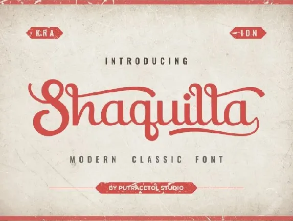 Shaquilla Script font