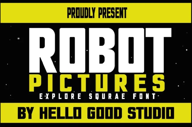 Robot Pictures font