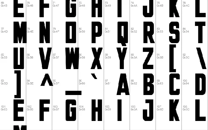 Robot Pictures font