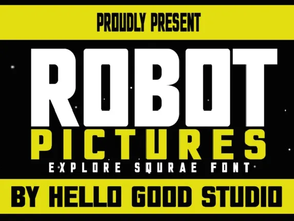 Robot Pictures font