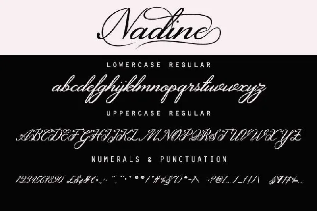 Nadine font