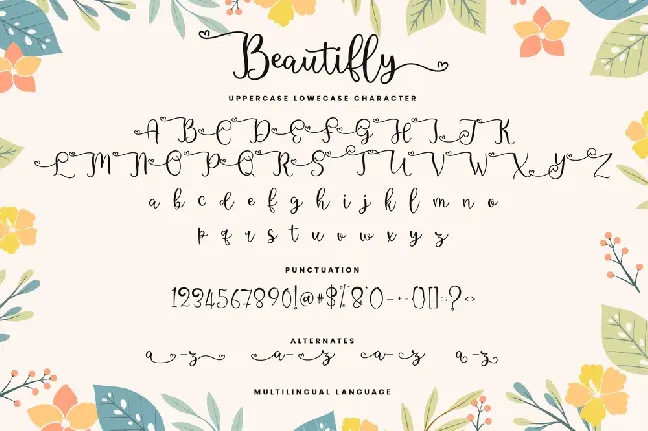 Demo beautifly font