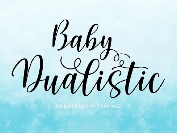 Baby Dualistic font