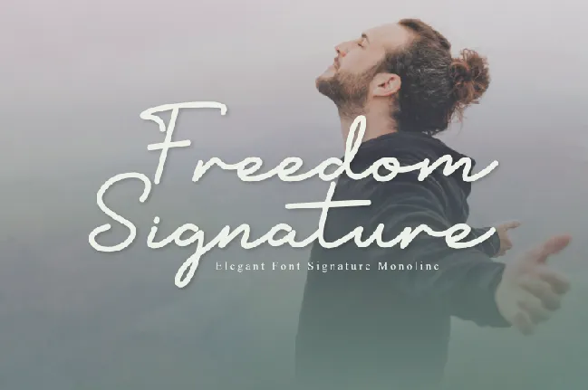 Freedom Signature font