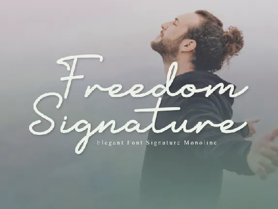 Freedom Signature font