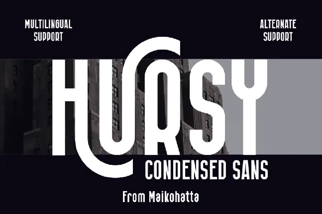 HURSY font