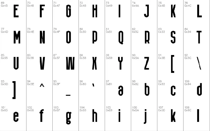 HURSY font