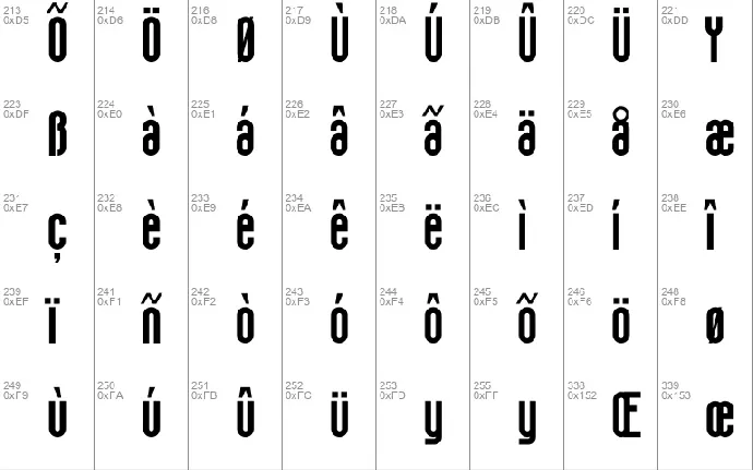 HURSY font