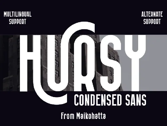 HURSY font